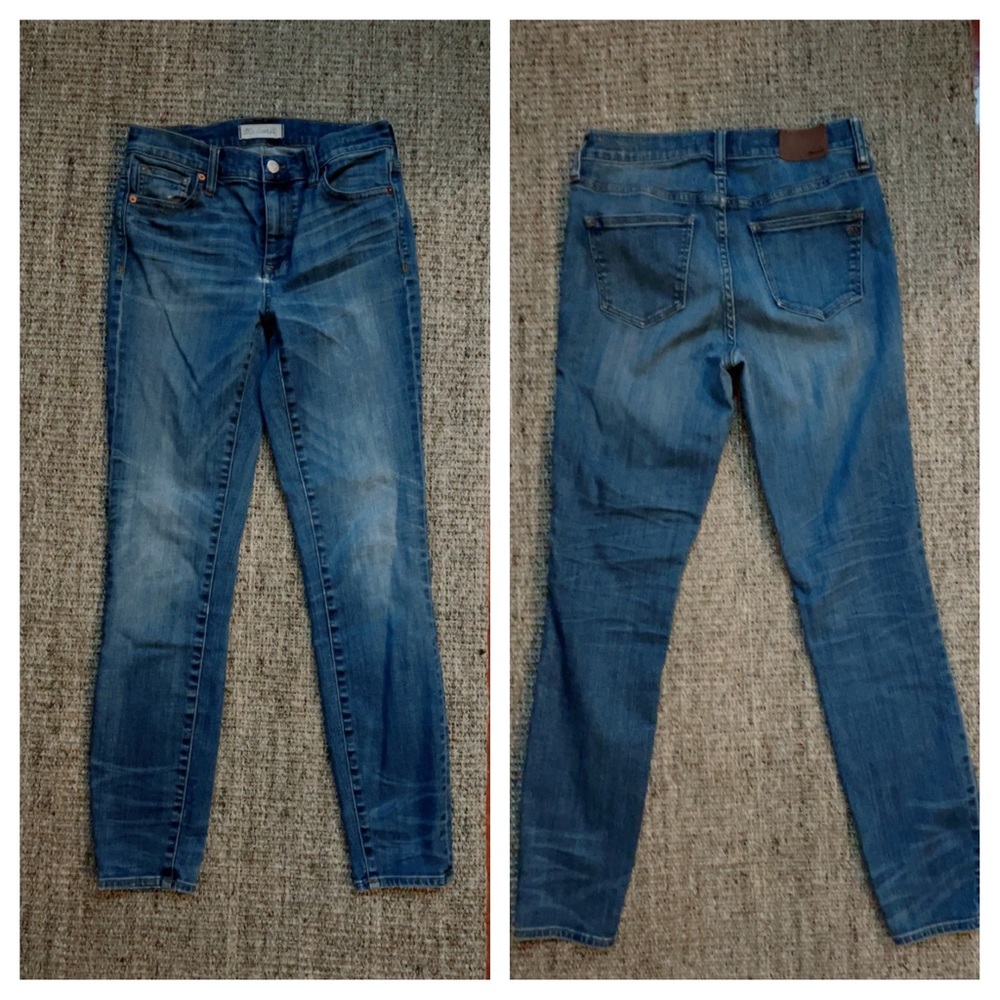 MADEWELL High Riser Skinny Jeans